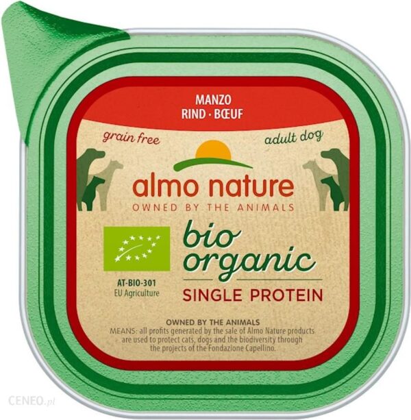 Almo Nature Bio Organic Single Protein Beef Wołowina 150G