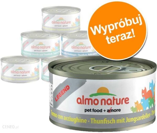 Almo Nature Legend 3 smaki tuńczyka 6x70g