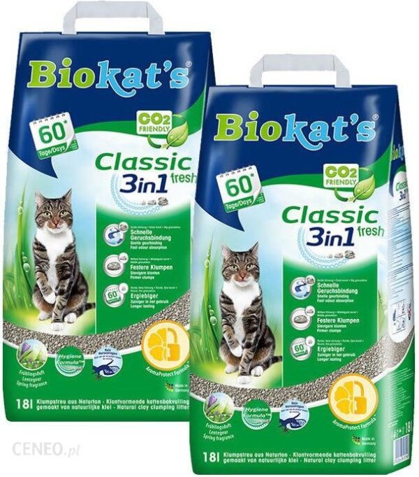 Biokat'S Classic Fresh 2x18 Litrów