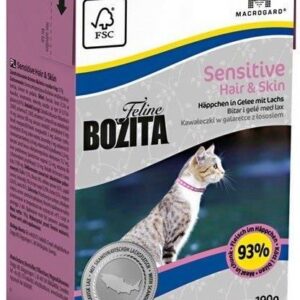 Bozita Cat Tetra Recart Feline Hair & Skin 190G