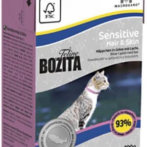 BOZITA Feline Hair & Skin Sensitive tetra pak 6x190g