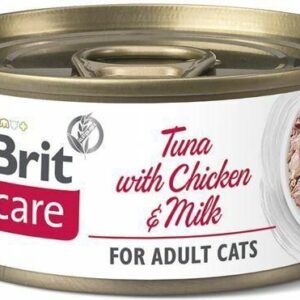 Brit Care Cat Adult Tuna With Chicken & Milk 70G