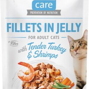Brit Care Cat Fillets In Jelly Tender Turkey And Shrimps 85G