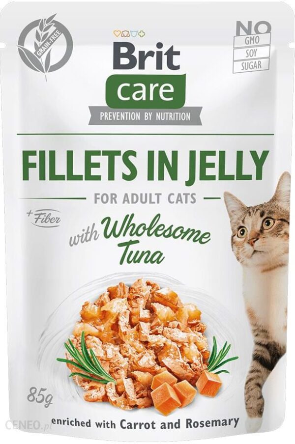 Brit Care Cat Fillets In Jelly Wholesome Tuna 24X85G