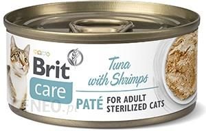 Brit Care Cat Sterilized Tuna Pate With Shrimps 24X70G