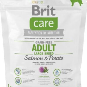 Brit Care Grain Free Adult Large Salmon&Potato 1Kg