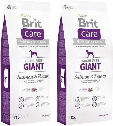 Brit Care Grain Free Giant Salmon&Potato 2X12Kg