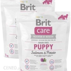 Brit Care Grain Free Puppy Salmon&Potato Łosoś Ziemniak 2X1Kg