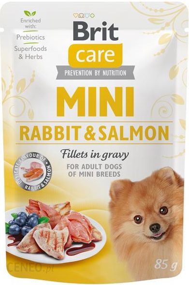 Brit Care Mini Rabbit&Salmon Fillets In Gravy 6x85g