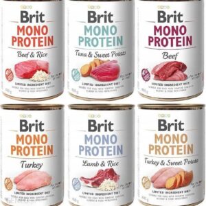 Brit Mono Protein Mix Smaków 6X400G