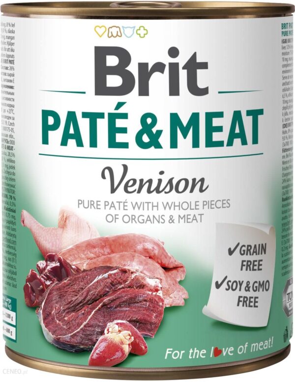 Brit Pate&Meat Venison 24X800G