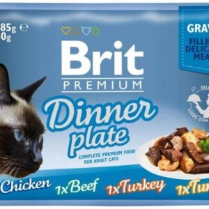 Brit Pouch Family Plate Fillet In Gravy 52 x 85g