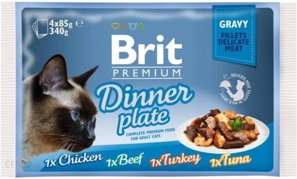 Brit Pouch Family Plate Fillet In Gravy 52 x 85g