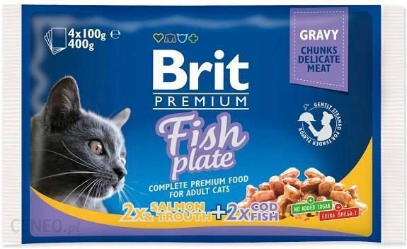 Brit Premium Adult Fish Plate Mokra Karma 4X100G