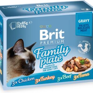 Brit Premium Cat Delicate Gravy Family Plate 12X85G