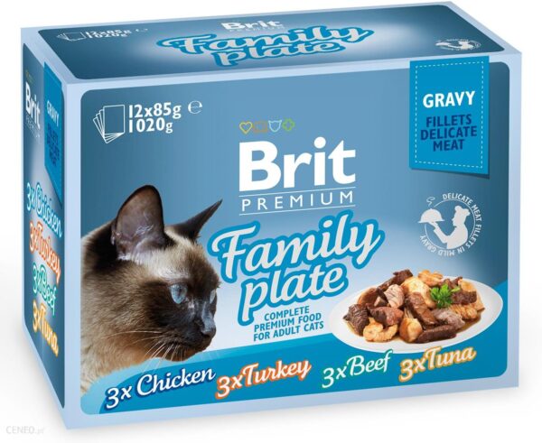 Brit Premium Cat Delicate Gravy Family Plate 12X85G