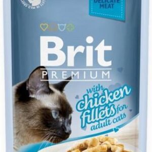 Brit Premium Cat With Chicken Gravy 24X85G