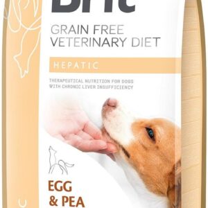 Brit Veterinary Diet Hepatic Egg&Pea 12Kg