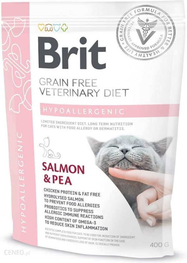 Brit Veterinary Diet Hypoallergenic Salmon&Pea 400G
