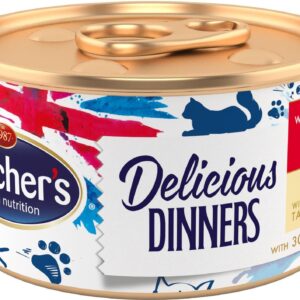Butcher's Delicious Dinners Cat z wołowiną i wątróbką mus 6x85g