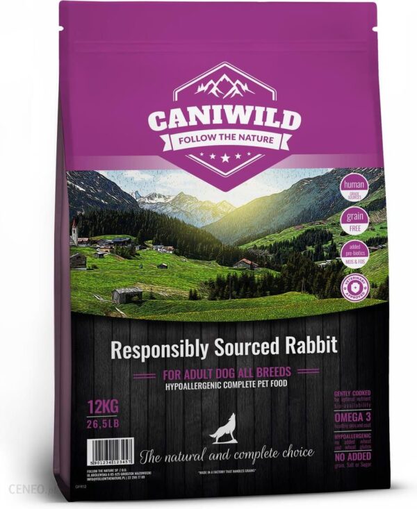 Caniwild Grain Free Adult Responsibly Sourced Rabbit Hipoalergiczna Z Królikiem Jakości Human Grade 2Kg