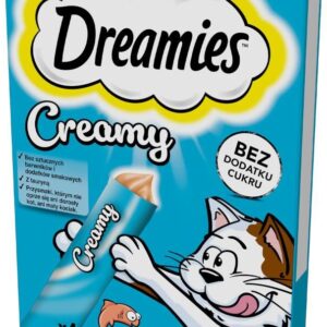 Dreamies Creamy Przysmak Z Łososiem 4X10G