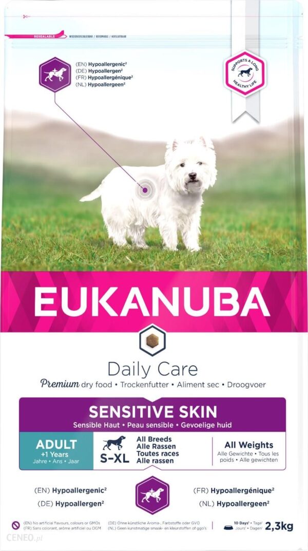Eukanuba Daily Care Adult Sensitive Skin 2