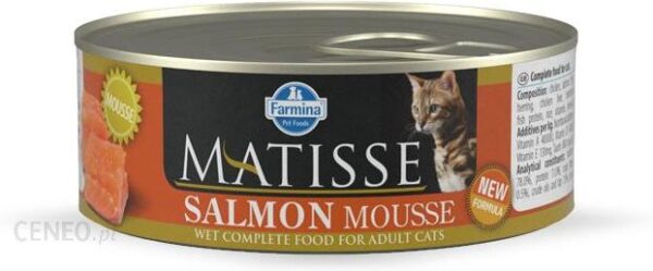 Farmina Matisse Cat Mousse Z Łososiem 12x85G