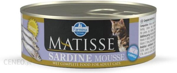 Farmina Matisse Cat Mousse Z Sardynkami 12x85G