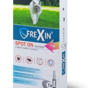 FREXIN Krople przeciw ektopasożytom dla kota 1Ml