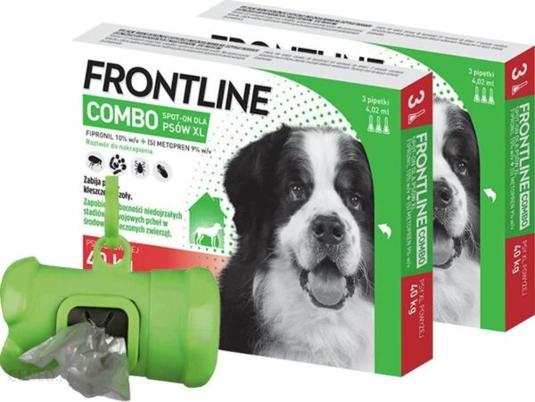 Frontline Combo Spot On Pies Xl Powyżej 40Kg (Pipeta 3X 4