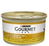 Gourmet Gold Savour Cake Z Kurczakiem I Marchewką 6X85G