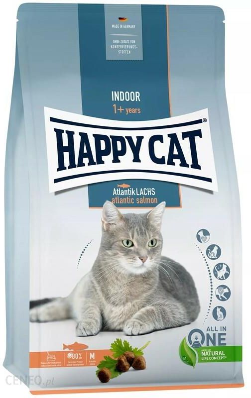 Happy Cat Adult Indoor Z Łososiem Atlantyckim 1