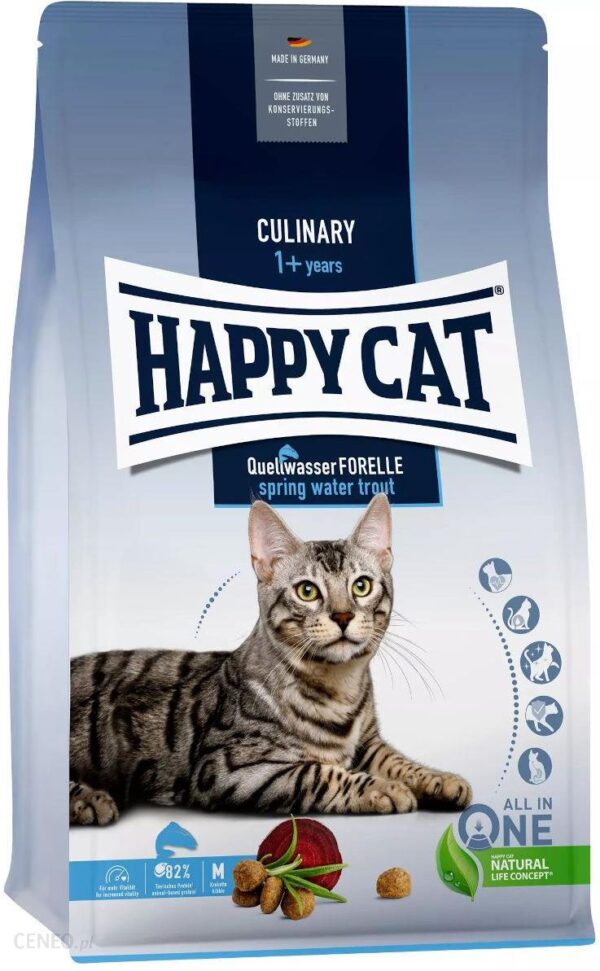 Happy Cat Culinary Adult Quellwasser Forelle Pstrąg 4Kg