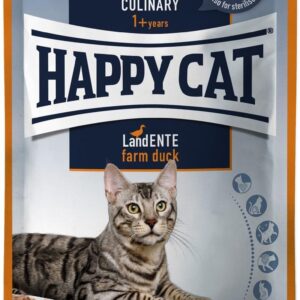 Happy Cat Culinary Land Ente Saszetka Kaczka 24X85G