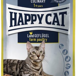 Happy Cat Culinary Land Geflügel Saszetka Drób 6x85g