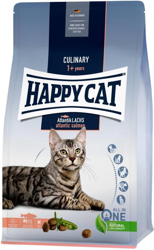 Happy Cat Culinary Łosoś Sucha Karma Dla Kotów Dorosłych 10Kg