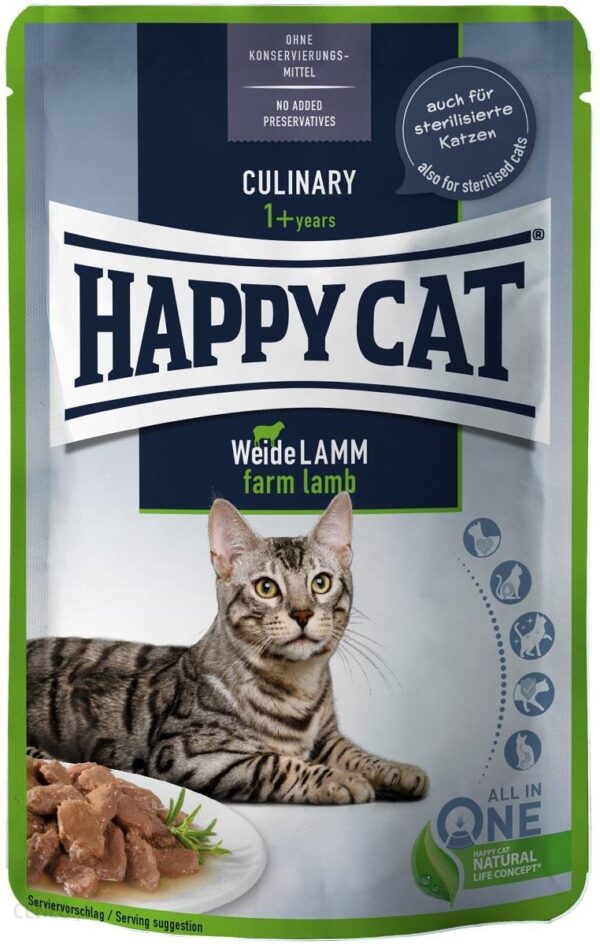 Happy Cat Culinary Weide Lamm Saszetka Jagnięcina 24X85G