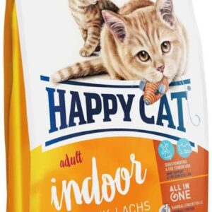 happy cat Fit Well Indoor Adult Łosoś 1