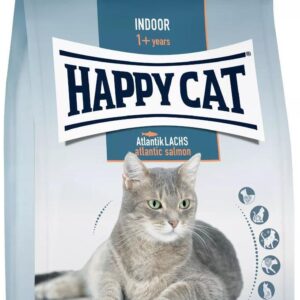 Happy Cat Indoor Adult Atlantik-Lachs Łosoś 300G