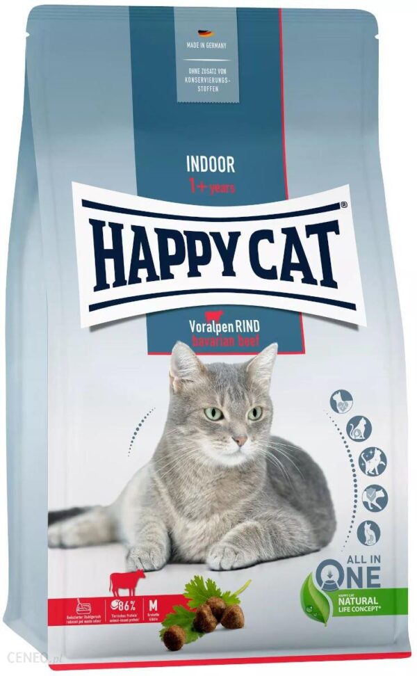 Happy Cat Indoor Adult Voralpen-Rind Wołowina 1