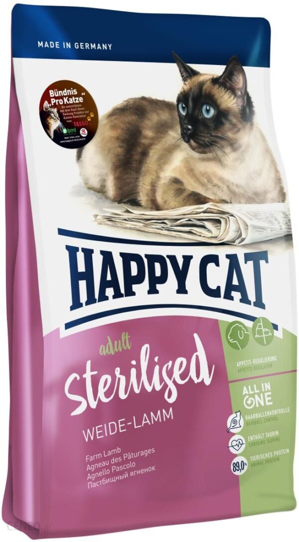 Happy Cat Sterilised Jagnięcina 1