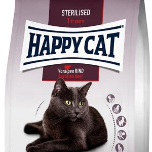 Happy Cat Supreme Sterilised Wołowina Alpejska 4Kg