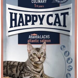 Happycat Culinary Meat In Sauce Atlantic Salmon Mokra Karma Dla Kotów Dorosłych Łosoś Atlantycki 85G