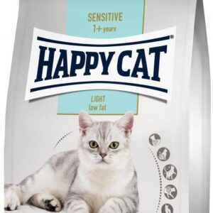 Happycat Sensitive Light Sucha Karma Dla Kotów Dorosłych Niskotłuszczowa 300G