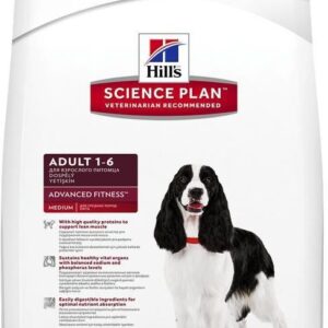 Hill's Science Plan Canine Adult Advanced Fitness Medium Kurczak 2