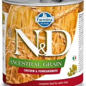 N&D Ancestral Grain Canine Chicken & Pomegranate Adult 12X285G
