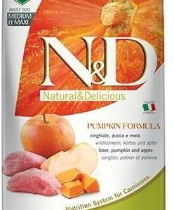 N&D Boar & Pumpkin & Apple Adult Medium&Maxi 12kg