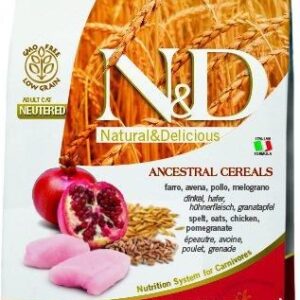 N & D Cat Low Grain Chicken & Pomegranate Neutered Cat 300g