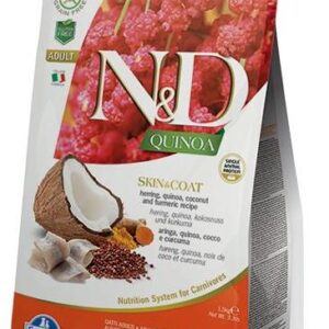 N&D Cat Quinoa Skin & Coat Herring Śledź 2X5Kg